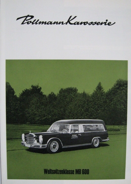 Mercedes-Benz Pollmann-Carosseries Modelprogram 1972 Carbrochure (2077)